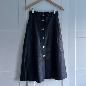 ZARA pleather skirt
